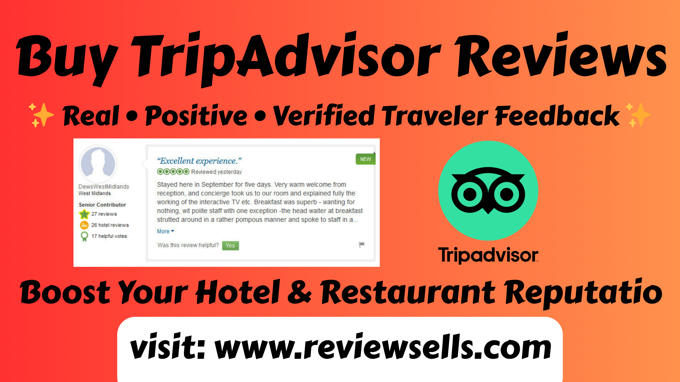 Buy TripAdvisor Reviews