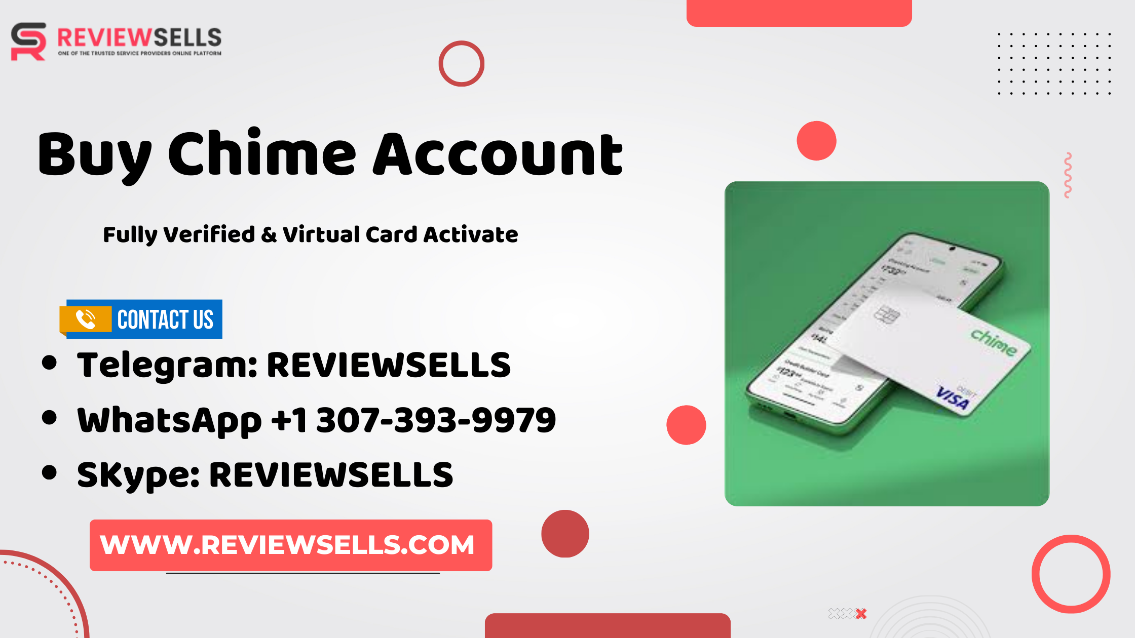 Buy Chime Account
